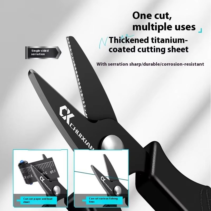 QAJTAO ポータブルチタンメッキ釣り用ハサミ、吊り下げ紐 - Fishing Line Cutter のレビューと価格