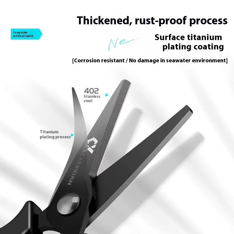 QAJTAO ポータブルチタンメッキ釣り用ハサミ、吊り下げ紐 - Fishing Line Cutter のレビューと価格